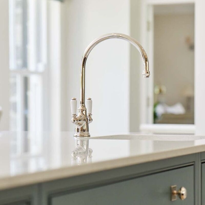 Perrin & Rowe Phoenician Sink Mixer with Lever Handles Nickel
