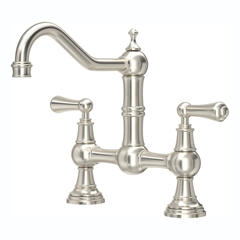 Perrin & Rowe Provence 2 Hole Sink Mixer Lever Handles Pewter Perrin & Rowe Provence 2 Hole Sink Mixer Lever Handles Pewter