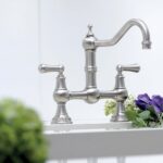 Perrin & Rowe Provence 2 Hole Sink Mixer Lever Handles Pewter
