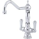Perrin & Rowe Provence Sink Mixer with Levers Chrome
