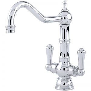 Perrin & Rowe Picardie Sink Mixer with Levers Chrome