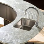 Perrin & Rowe Mimas Sink Mixer with C Spout Pewter