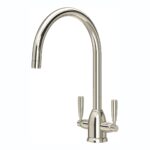 Perrin & Rowe Langbourn Monobloc Sink Mixer Tap Nickel