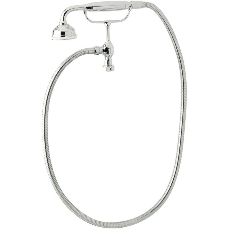 Perrin & Rowe Georgian Handshower, Cradle & Hose Pewter