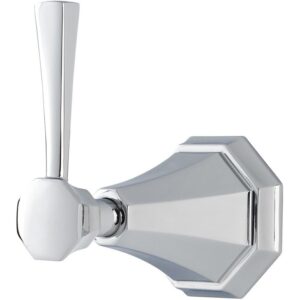 Perrin & Rowe Deco 3 Way Diverter with Lever Handle Pewter