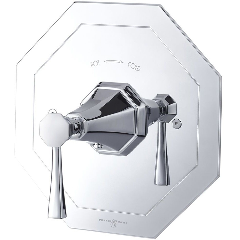 Perrin & Rowe Deco Lever Concealed Thermostatic Shower No Flow Control Perrin & Rowe Deco Lever Concealed Thermostatic Shower No Flow Control
