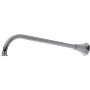 Perrin & Rowe Deco 410mm Overhead Shower Arm Pewter