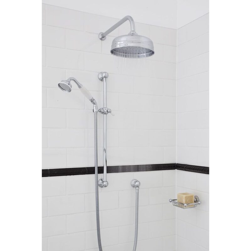 Perrin & Rowe 8" Traditional Shower Rose Chrome