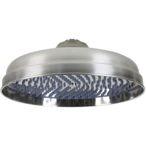 Perrin & Rowe 12" Easy-Clean Shower Rose Pewter