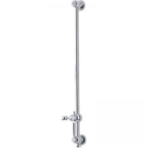 Perrin & Rowe Sliding Rail with Lever Shut-Off Pewter