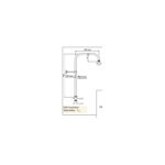 Perrin & Rowe Fixed Riser 1600 x 400mm Nickel