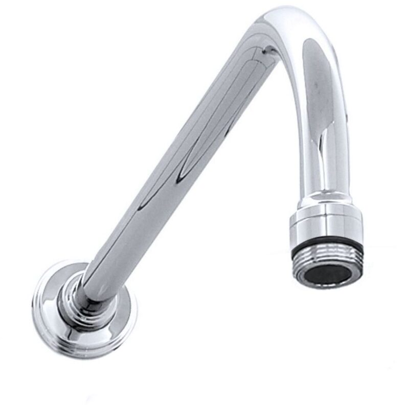Perrin & Rowe Overhead Shower Arm 380mm Pewter Perrin & Rowe Overhead Shower Arm 380mm Pewter