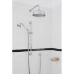 Perrin & Rowe Overhead Shower Arm 380mm Pewter