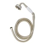 Perrin & Rowe Traditional Inclined Handshower & Hose Nickel