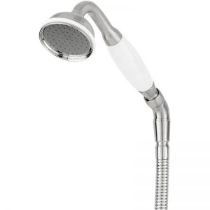 Perrin & Rowe Inclined Handshower on Hose Pewter