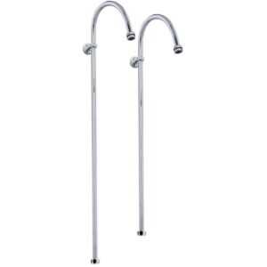 Perrin & Rowe Hook Riser 1000mm Pewter