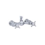 Perrin & Rowe 2 Handle Crosshead Shower Mixer Up Outlet Chrome