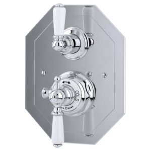 Perrin & Rowe Concealed Thermostatic Shower Mixer Gold
