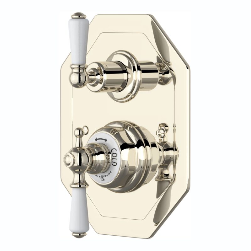 Perrin & Rowe Traditional Concealed Thermostatic Shower Mixer Nickel Perrin & Rowe Traditional Concealed Thermostatic Shower Mixer Nickel