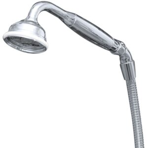 Perrin & Rowe Georgian Handshower & Hose Pewter