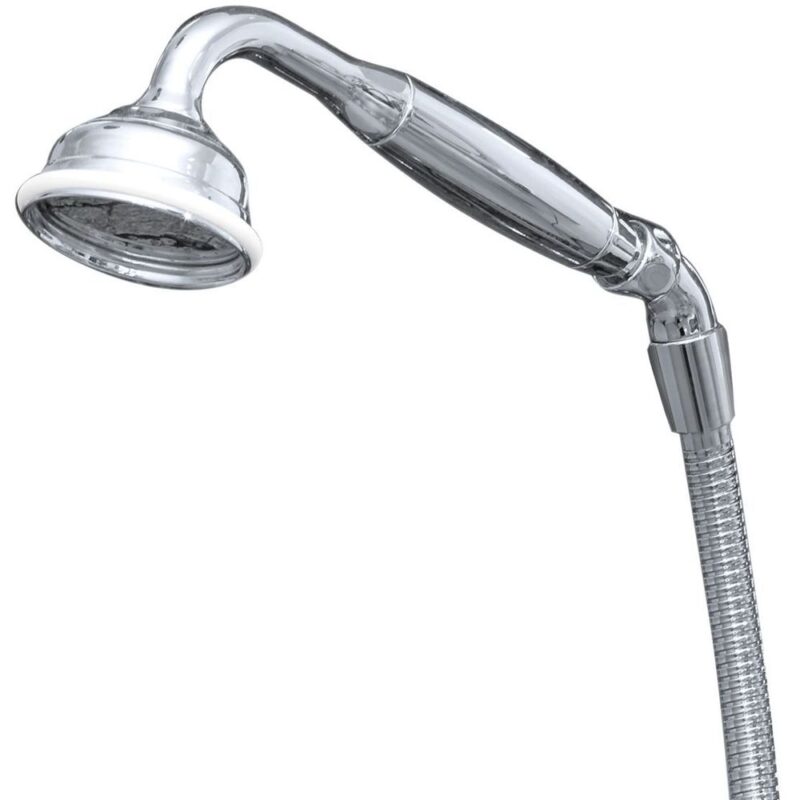 Perrin & Rowe Georgian Handshower & Hose Pewter