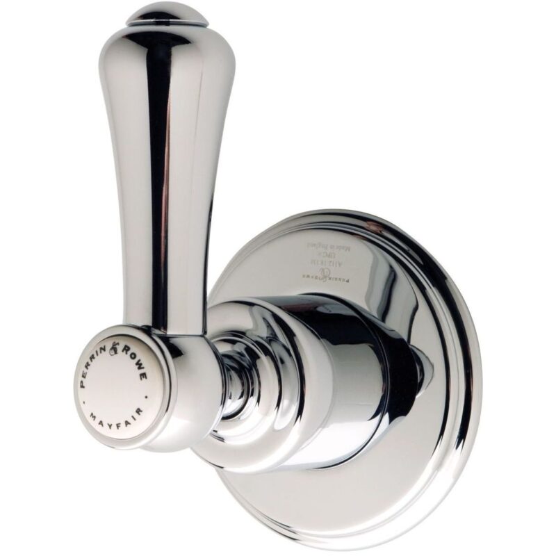 Perrin & Rowe Georgian Lever 3 Way Diverter Pewter