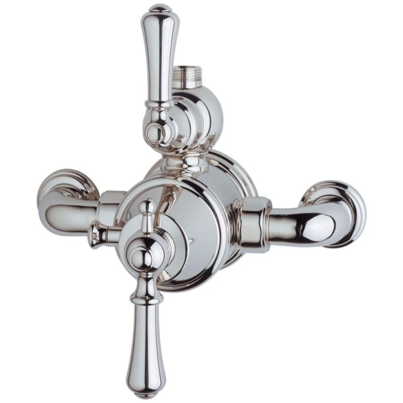 Perrin & Rowe Georgian Lever Exposed Shower Mixer Nickel Perrin & Rowe Georgian Lever Exposed Shower Mixer Nickel