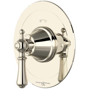 Perrin & Rowe Georgian Thermostatic Shower Mixer with Lever Handle Nickel