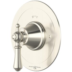 Perrin & Rowe Georgian Thermostatic Shower Mixer with Lever Handle Pewter