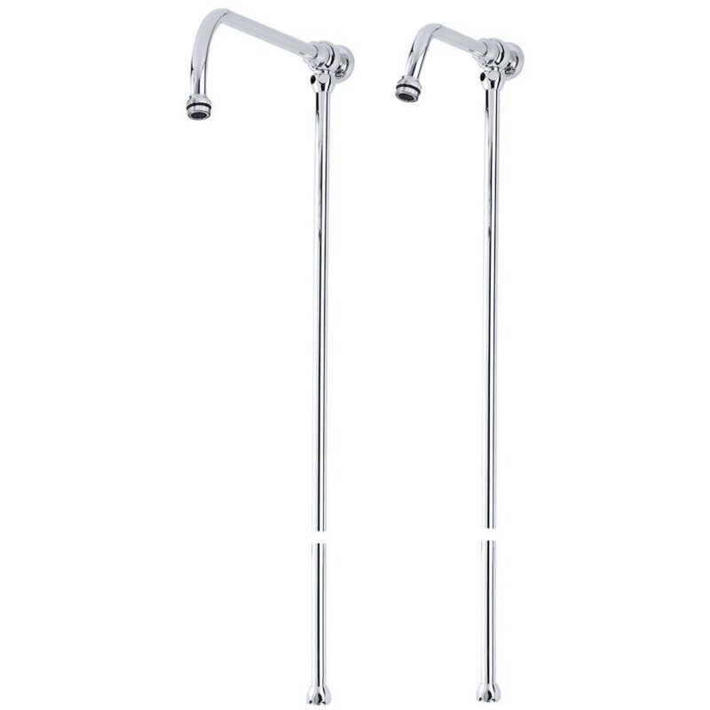 Perrin & Rowe Split Risers 800mm for Riser Diverter Nickel Perrin & Rowe Split Risers 800mm for Riser Diverter Nickel