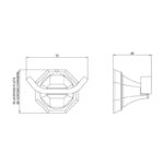Perrin & Rowe Deco Robe Hook