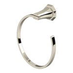 Perrin & Rowe Deco Towel Ring Nickel