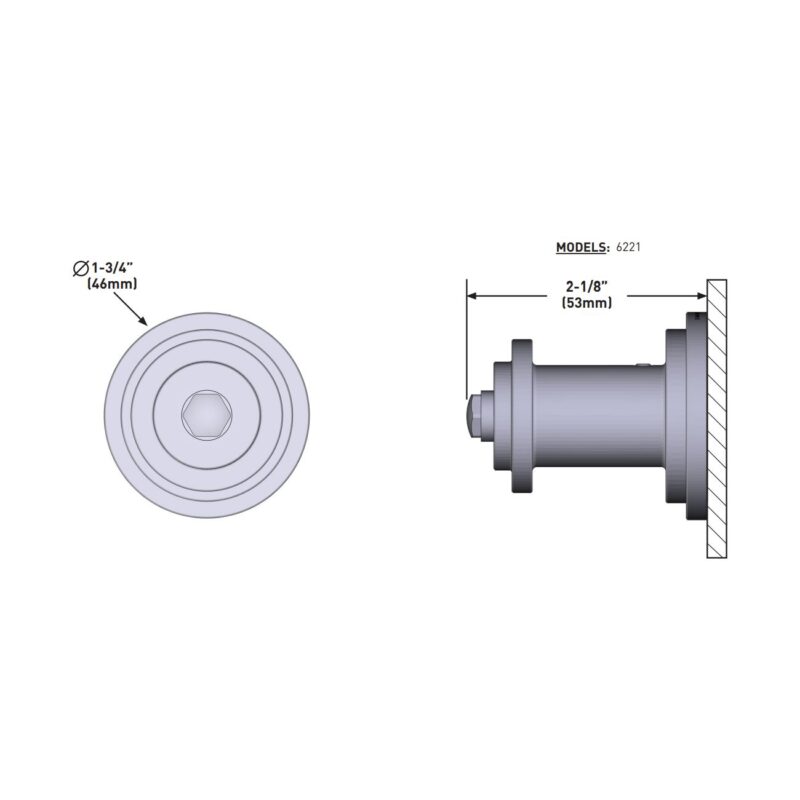 Perrin & Rowe Armstrong Robe Hook Nickel