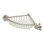 Perrin & Rowe Langbourn Corner Basket Nickel