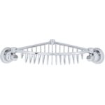 Perrin & Rowe Corner Basket Pewter