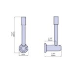 Perrin & Rowe Langbourn Toilet Roll Holder Chrome