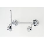 Perrin & Rowe Toilet Roll Holder with Pivot Bar Nickel