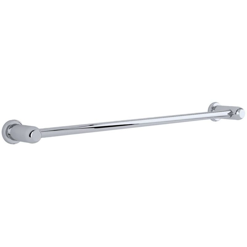 Perrin & Rowe 24" Single Towel Rail Pewter