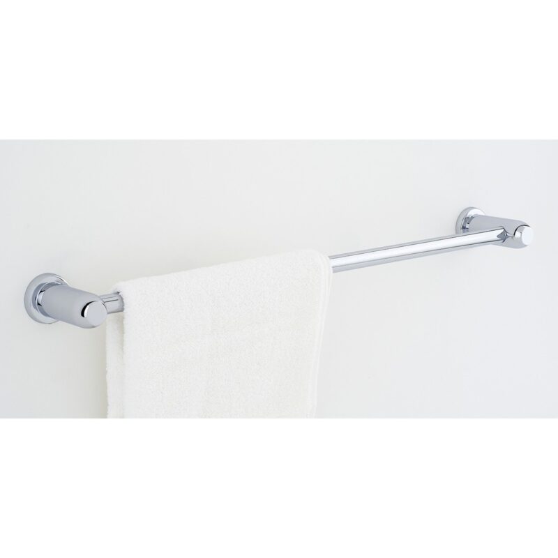 Perrin & Rowe 24" Single Towel Rail Pewter