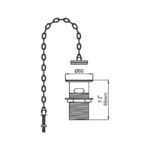 Perrin & Rowe Traditional Slotted Basin Waste Chrome