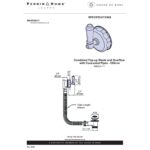 Perrin & Rowe Lever Bath Pop-Up Waste 550mm Chrome