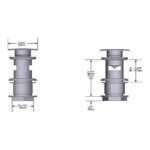 Perrin & Rowe Large Slotted Push Button Basin Waste Chrome