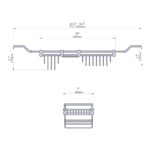 Perrin & Rowe Traditional Bath Rack Nickel