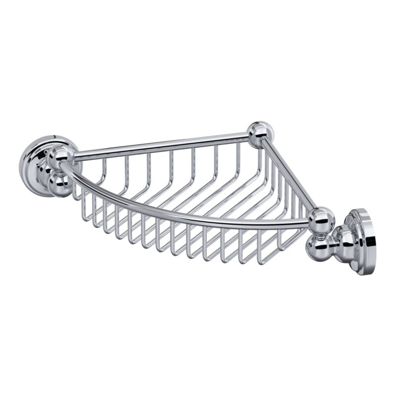 Perrin & Rowe Traditional Corner Basket Chrome
