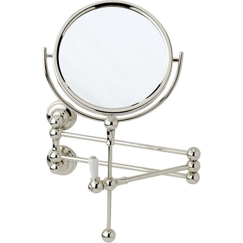 Perrin & Rowe Wall Mounted Shaving Mirror Gold