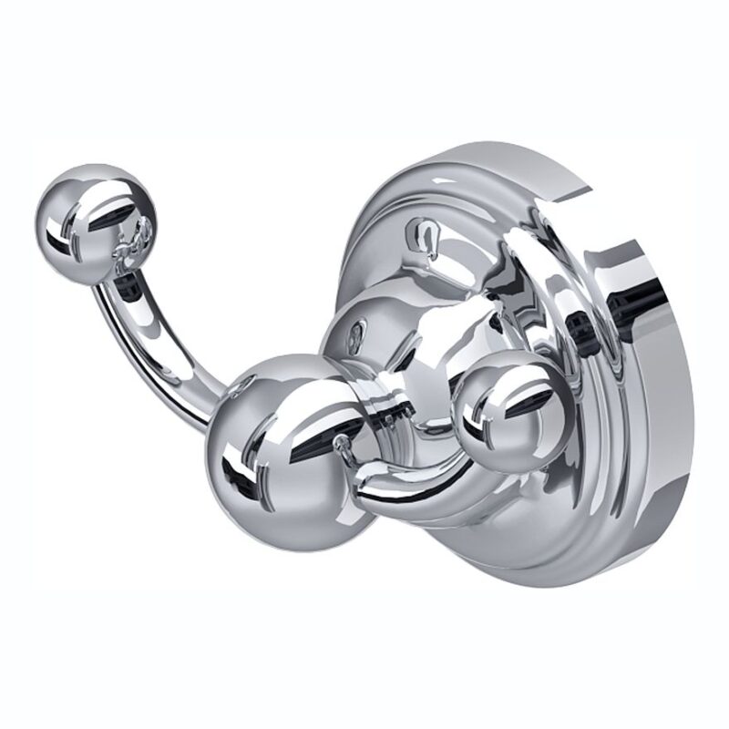 Perrin & Rowe Traditional Double Robe Hook Chrome