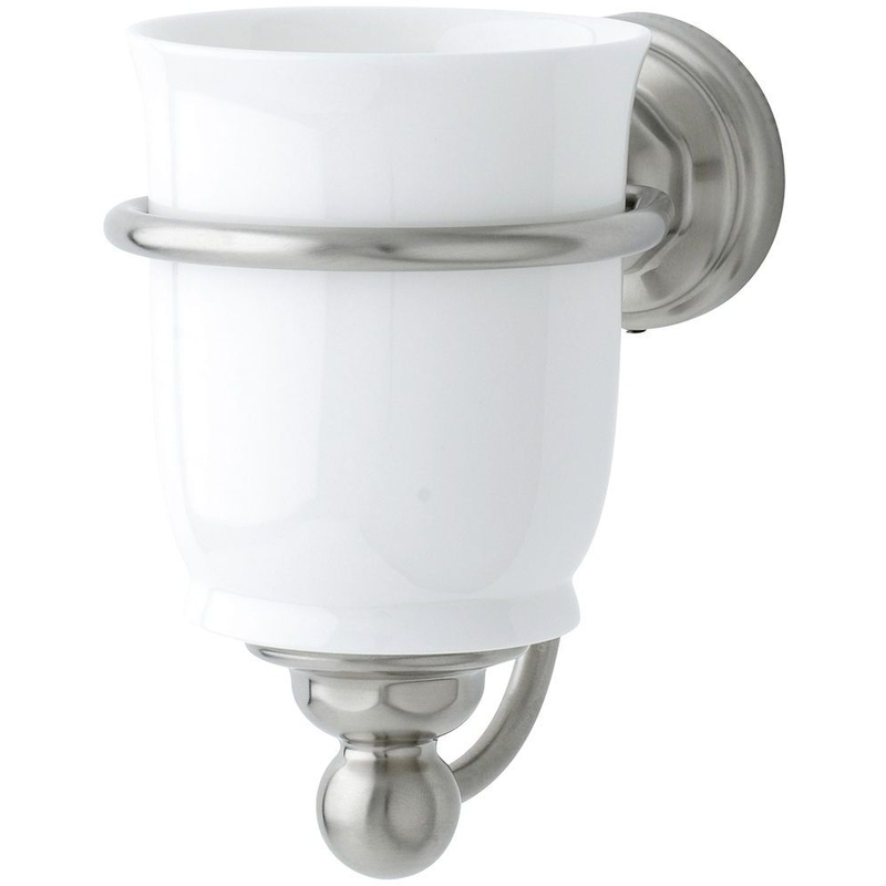 Perrin & Rowe Single Tumbler Holder Pewter Perrin & Rowe Single Tumbler Holder Pewter
