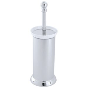 Perrin & Rowe Floor Toilet Brush Holder Pewter