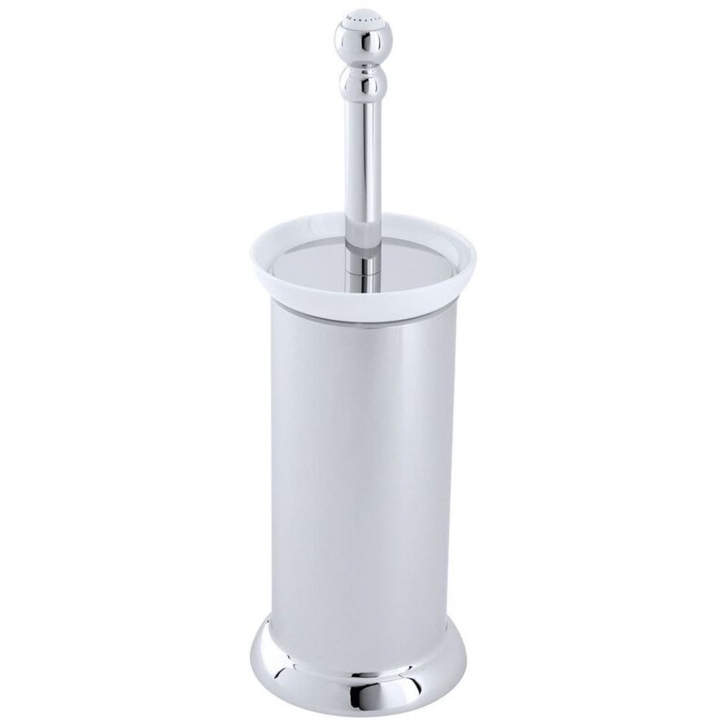 Perrin & Rowe Floor Toilet Brush Holder Pewter Perrin & Rowe Floor Toilet Brush Holder Pewter