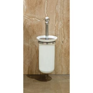 Perrin & Rowe Wall Toilet Brush Holder Pewter